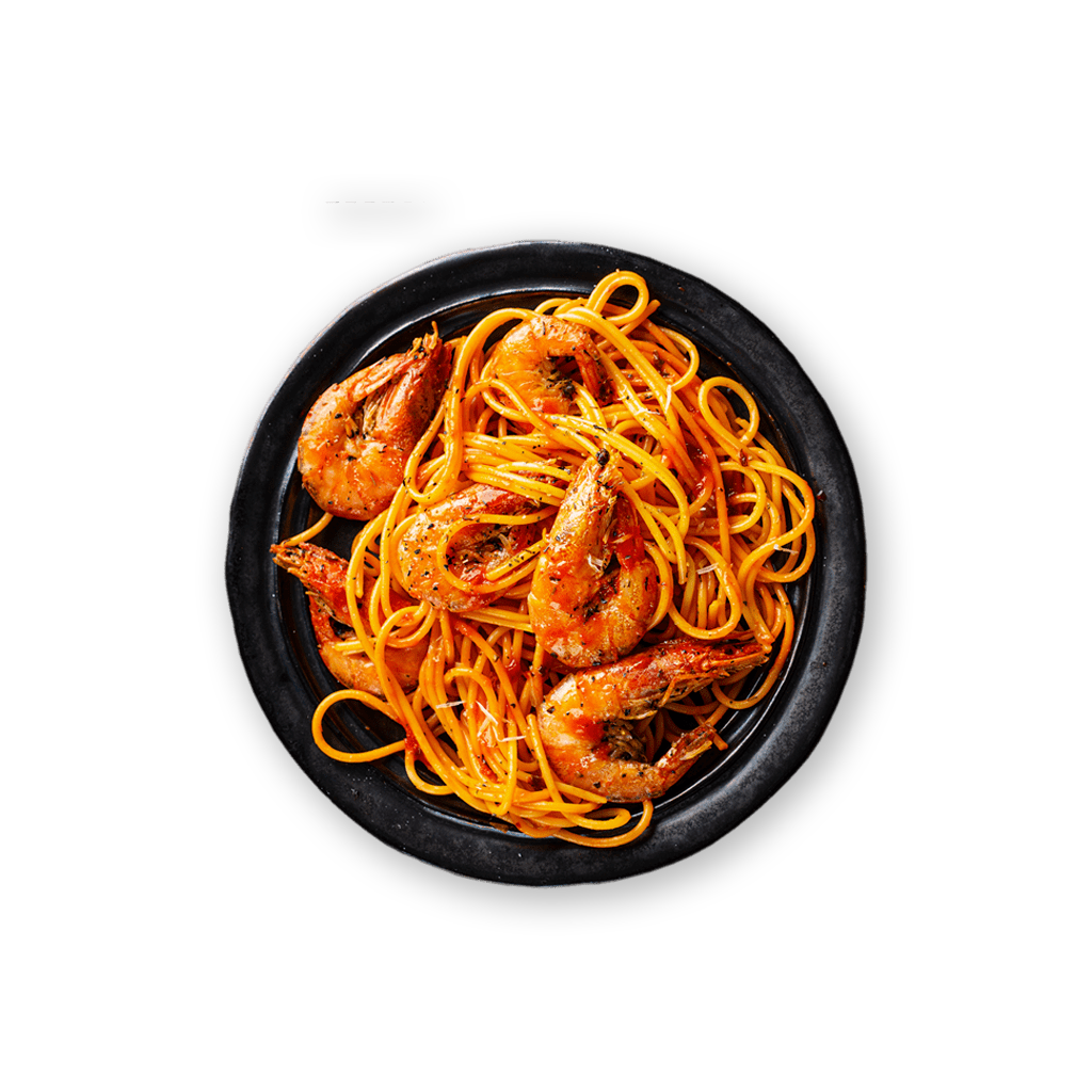Spaghetti with Shrimp and Tomato | Fondo Gionino